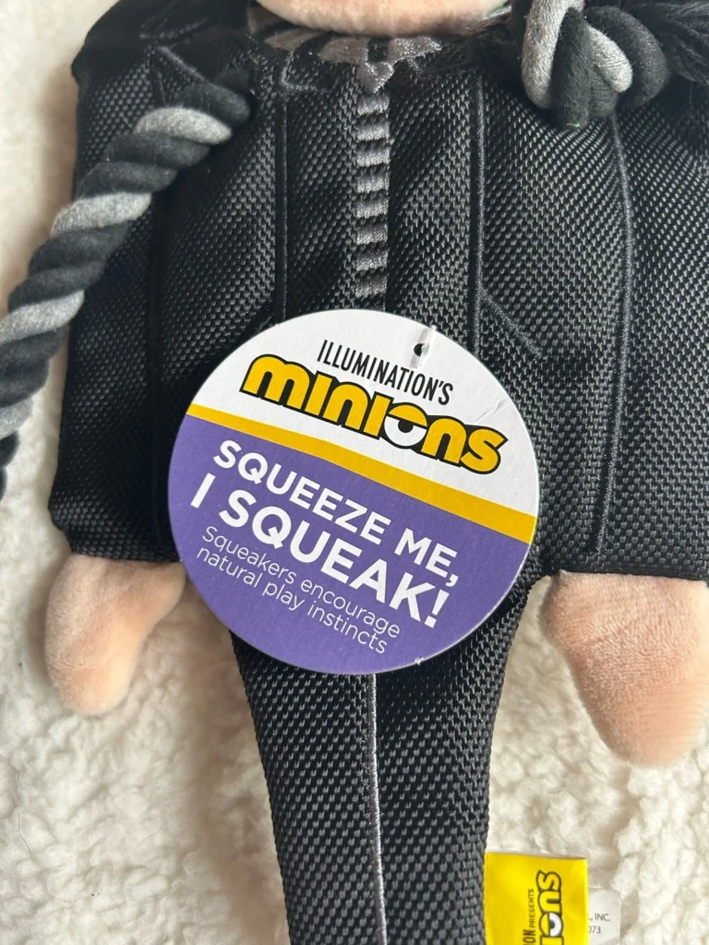 Minions Gru with Rope Dog Tug Toy